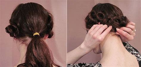 easy 1920s hair|1920s faux bob haircut.